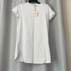 Revolve Superdown White Tshirt Dress